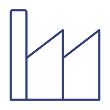 Factory icon - production and packaging